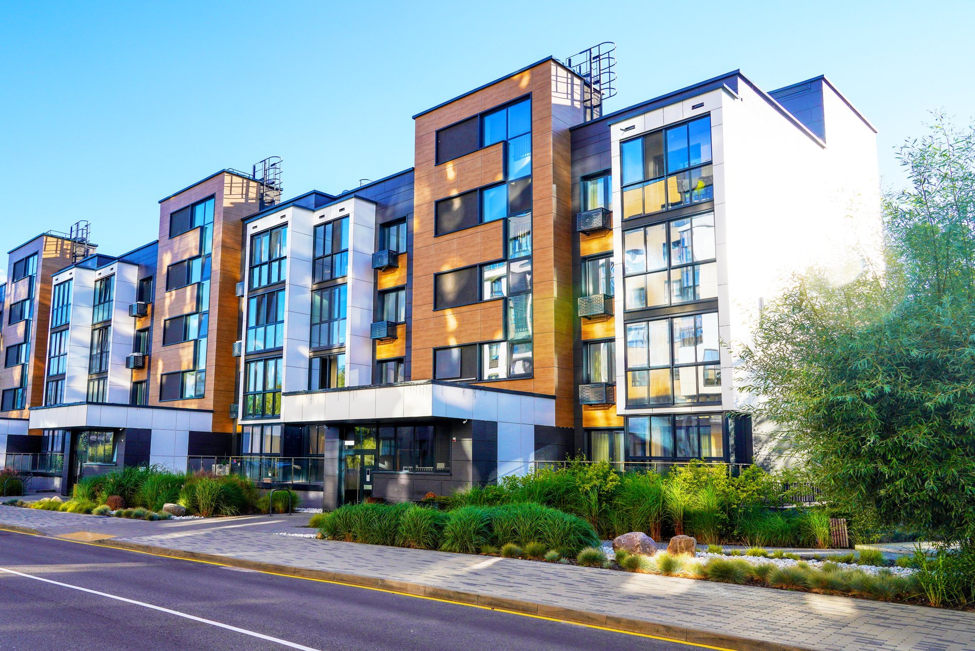 Instalación en edificio moderno