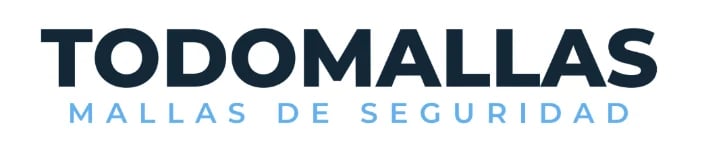 TODOMALLAS logo - Spanish security mesh brand with dark text and blue subtitle